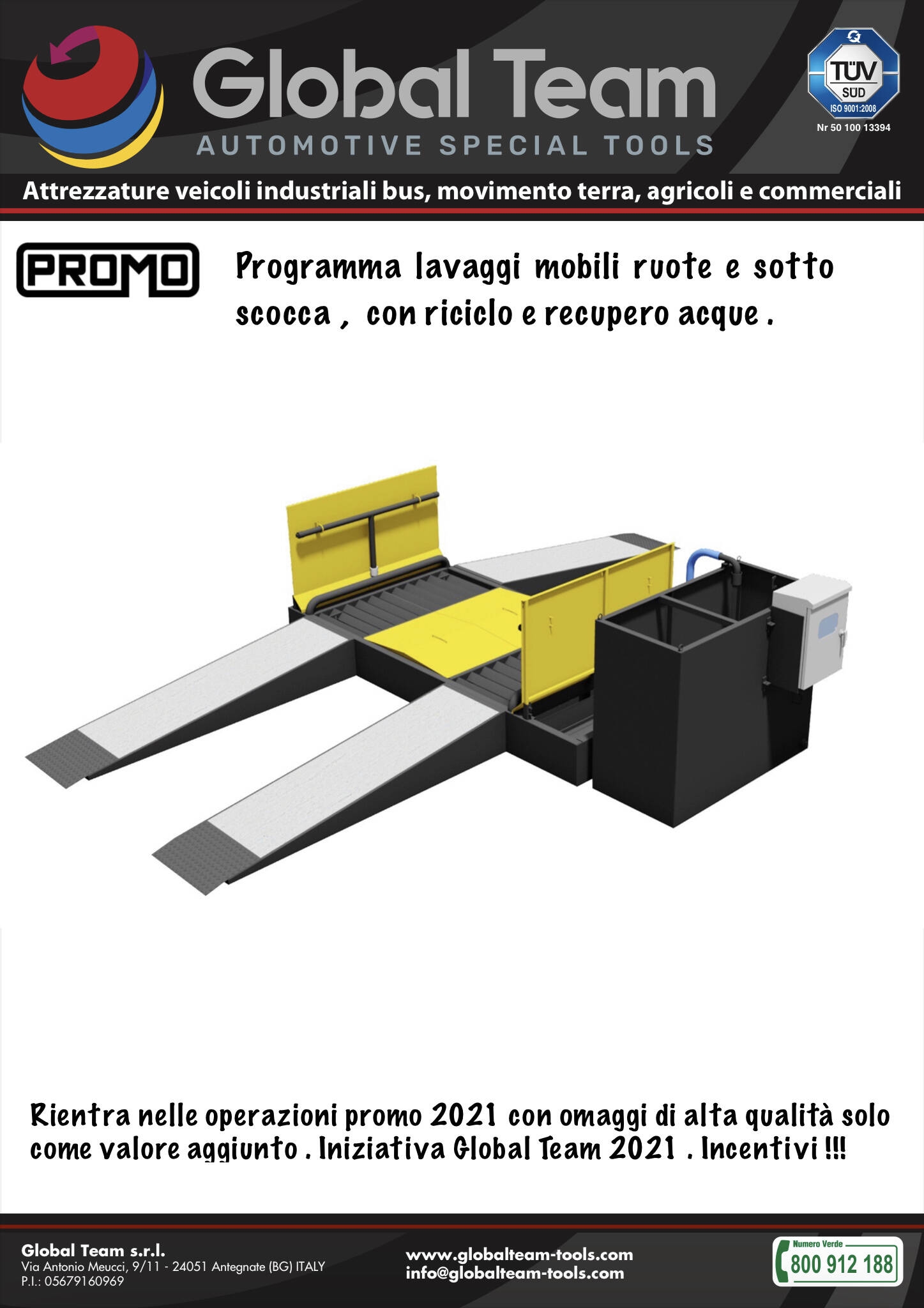 Programma lavaggio mobile per ruote e sotto scocca mezzi veicoli industriali . Ideati anche a richiesta ma gia’ lo standard perfetto.