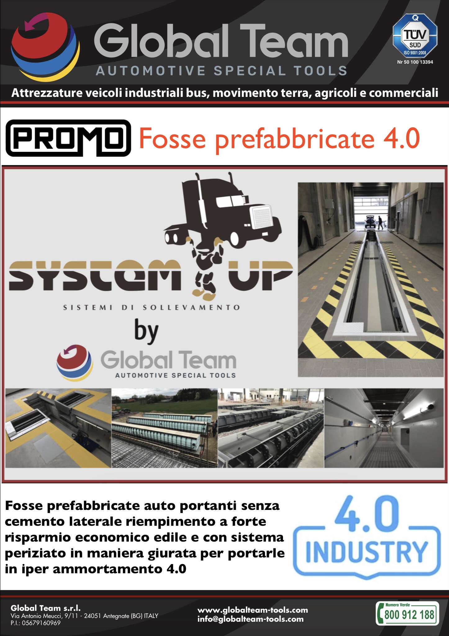 Linea fosse prefabbricate auto portanti senza cemento in modalità 4.0 . Richiedi informazioni 