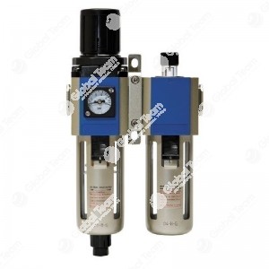 Riduttore di pressione aria + Lubrificazione - Att. 1/2'' - Bar max 12