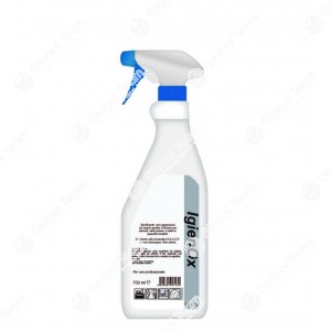 igenospray confezione 12 pezzi -  è un igienizzante a base di perossido d’idrogeno stabilizzato e sali quaternari d’ammonio ad ampio spettro d’azione, non aggressivo per il trattamento di utensili, attrezzature e superfici lavabili.  L’azione combinata de