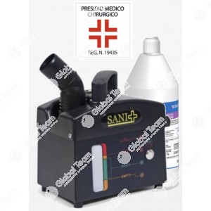 Sanificatore a Presidio Medico Chirurgico specifico del Ministero della Salute, PMC reg. n. 19435 ha attività virucida secondo la UNI EN 14476:2015 ha azione biocida: virucida, battericida, tubercolicida, fungicida, sporicida ha attività disinfettante 