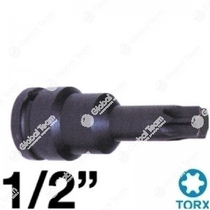 bussola - 1/2 - impact - torx maschio - L 75 mm - TX40