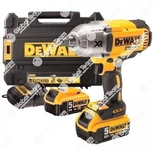 Avvitatore ricaricabile 1/2'' in valigetta- Max 950NM - doppia batteria 18V-5.0AH - DeWalt