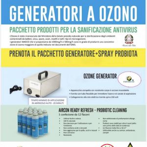 Promo causa Covit-19 sanificatore ad generazione e Ozono - Attenzione questo modello speciale per automotive dedicato 